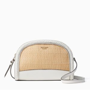 reiley straw dome crossbody